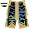 RockShox Decal Kit Til Lyrik Ultimate - Gloss Rainbow - 11.4018.105.049
