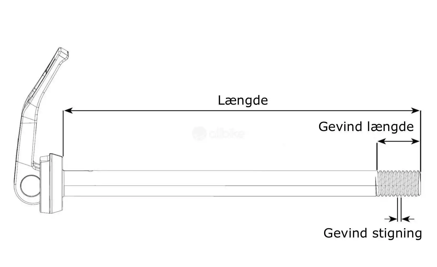 Dt-swiss DT Swiss RWS Stikaksel 100mm/ø12 TA - Alu - HWQASM00S1461S - Billede 2