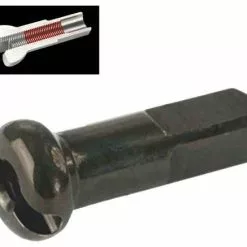 Dt-swiss DT Swiss Nippel Pro Lock Std Messing 2x12 Mm Sort - 4 Stk - NPBA20120S0xxx