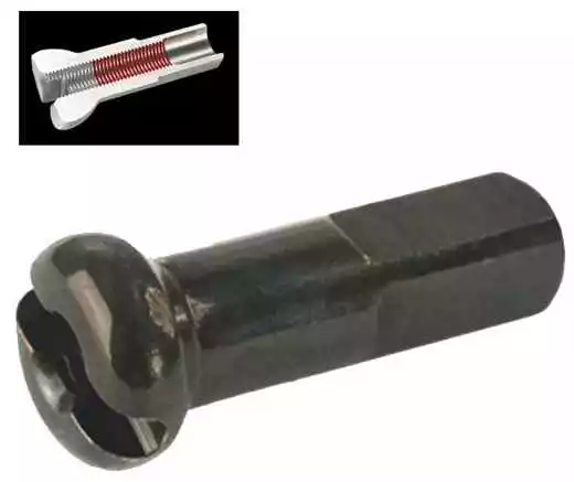 Dt-swiss DT Swiss Nippel Pro Lock Std Messing 2x12 Mm Sort - 4 Stk - NPBA20120S0xxx