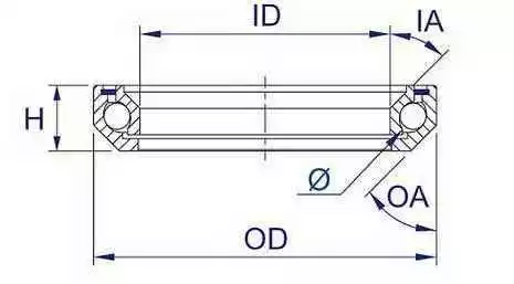 TOKEN Leje Cannondale Styrfitting 1 1/8" - TK41 - Billede 2