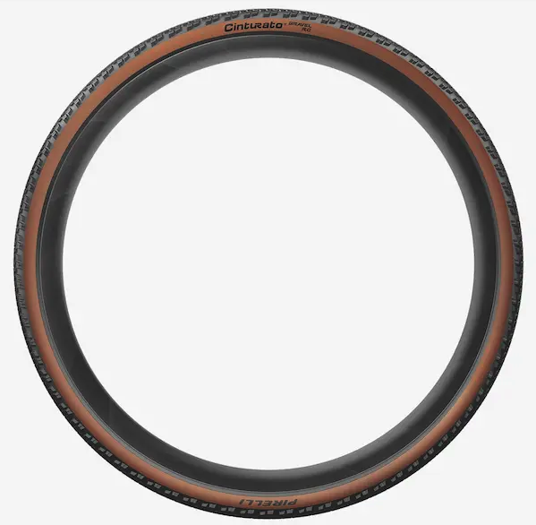 Pirelli Cinturato Gravel RC 700x45C TLR Classic - Sort/brun - 4216100 - Billede 3